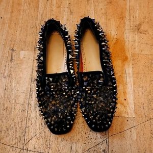 Mens Spiked Loafers